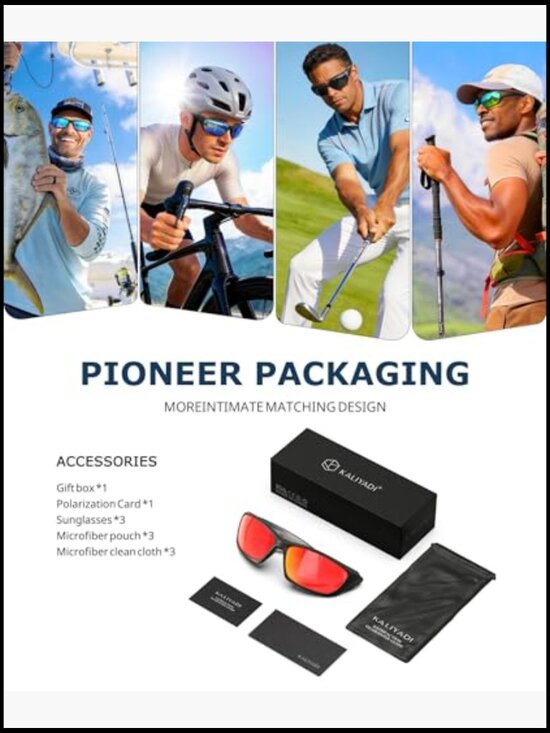 Polarized Sunglasses with UV400 Protection for Sports and Outdoor Activities main image 7
